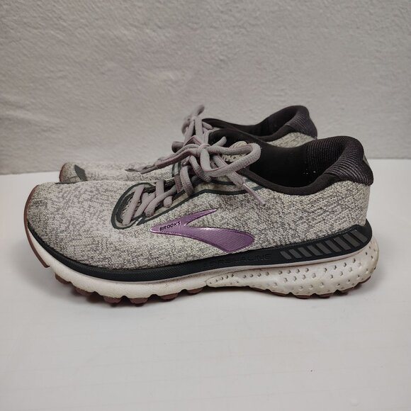Brooks Shoes - Brooks Adrenaline GTS 20 Running Shoes Womens 6.5 Gray Purple